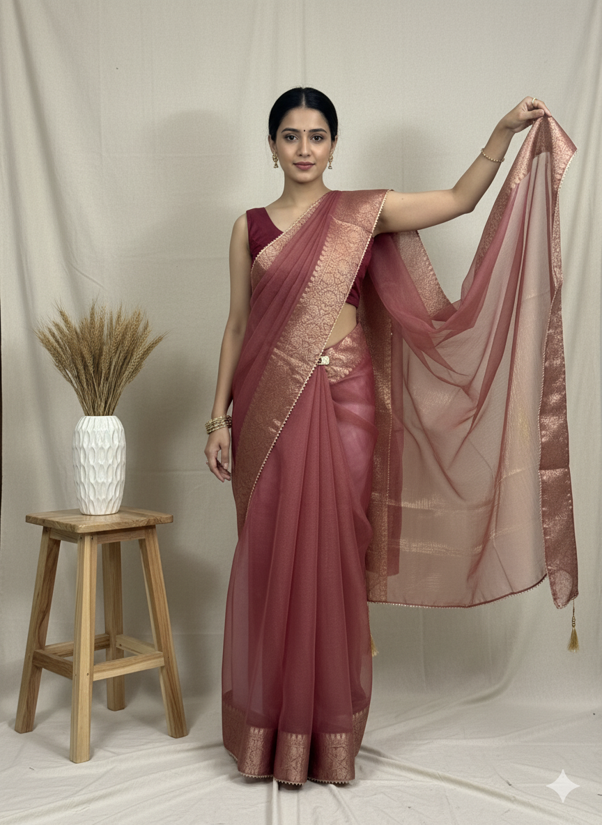 Organza Saree