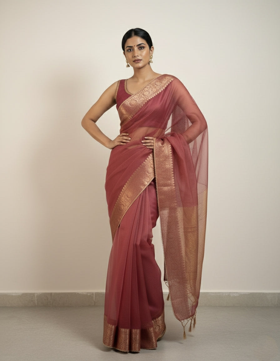 Organza Saree