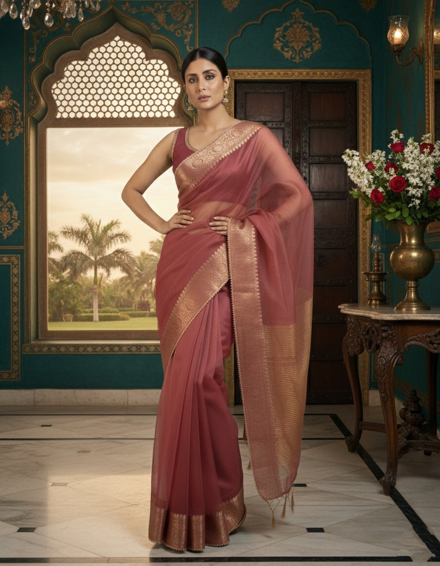 Organza Saree