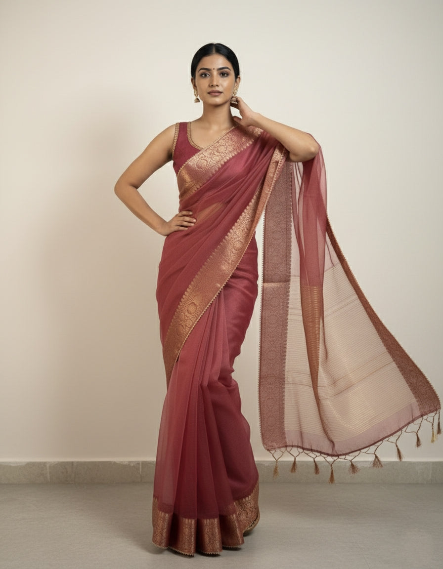 Organza Saree
